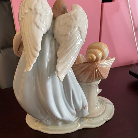 O’well Large vintage porcelain swan angel fountain figurine - Picture 4 of 10